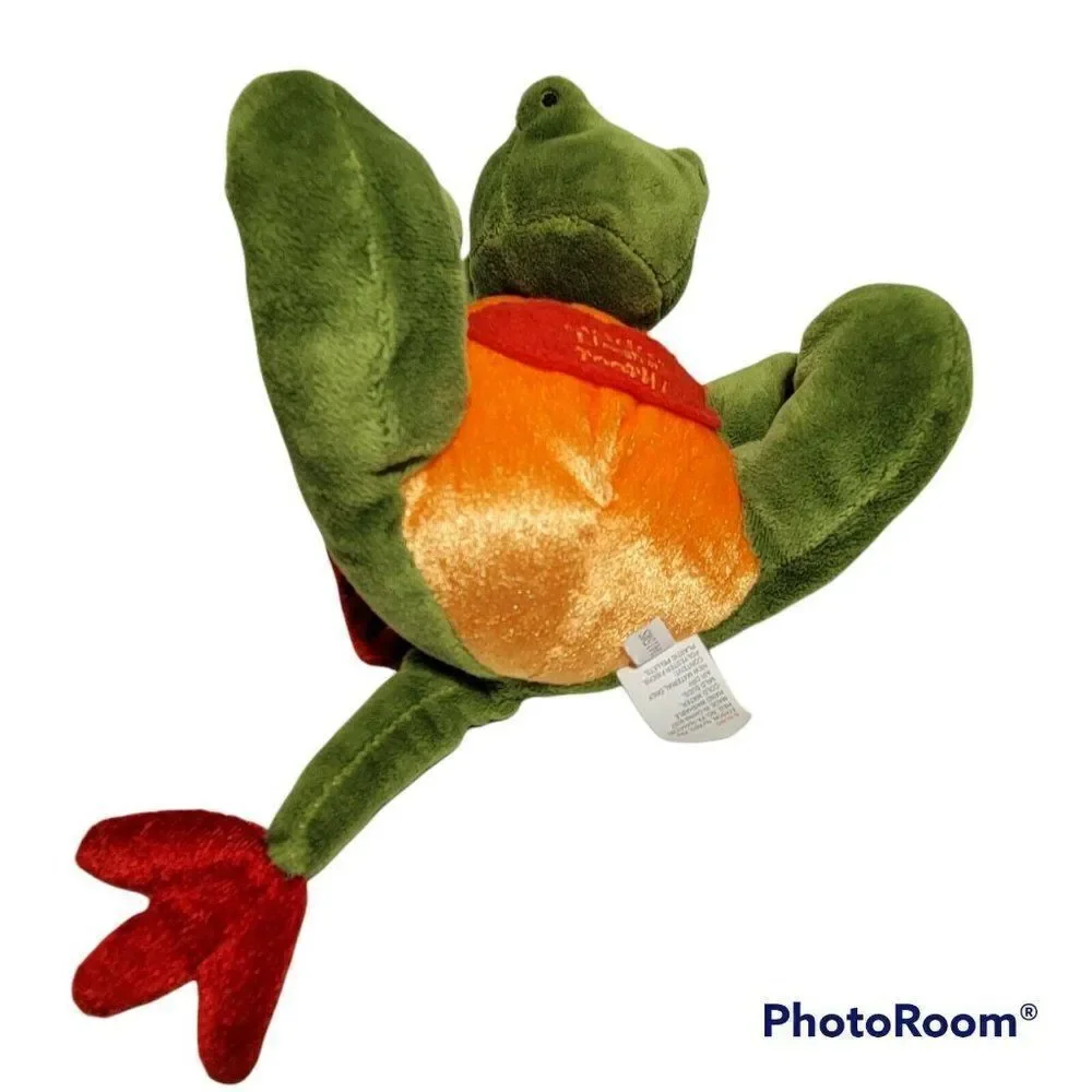 ‎RARE GUND Dragon Plush FIRESWORTH Lost Tooth Stuffed Animal Tooth Fairy Green